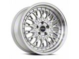 Vors AR1 Silver Machined Face Wheel; 18x9.5; 35mm Offset (15-23 Mustang GT, EcoBoost, V6)