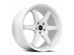 Vors TR37 White Wheel; 19x9.5; 35mm Offset (15-23 Mustang GT, EcoBoost, V6)