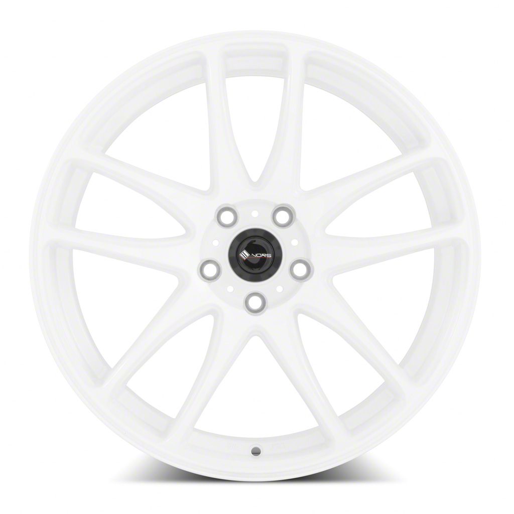 Vors Mustang TR4 White Wheel; 19x8.5; 35mm Offset TR04198551435W