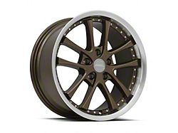 Vors AR5 Bronze with Machined Lip Wheel; 17x8; 35mm Offset (99-04 Mustang GT, V6)
