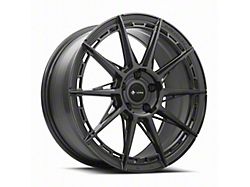 Vors LT55 Gloss Gun Metal Wheel; 18x8; 35mm Offset (16-24 Camaro LS, LT, LT1)