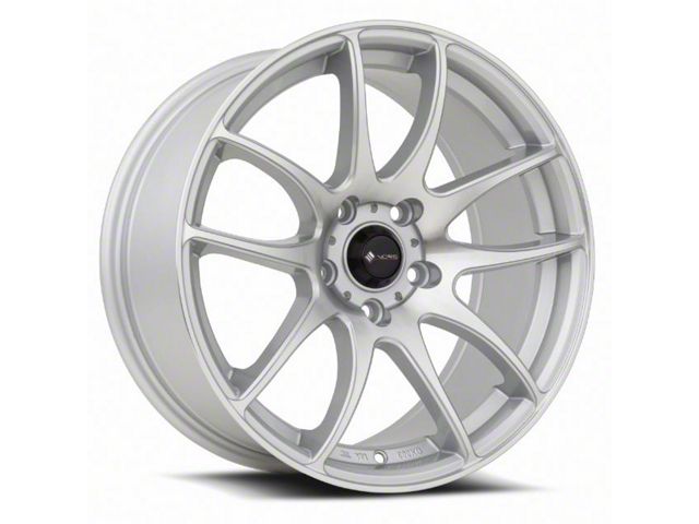 Vors TR4 Silver Machine Wheel; Rear Only; 19x10.5 (08-23 RWD Challenger, Excluding Widebody)