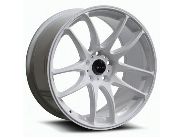 Vors TR4 White Wheel; Rear Only; 19x10.5 (08-23 RWD Challenger, Excluding Widebody)