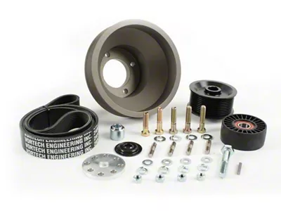 Vortech 8-Rib Underdrive Pulley Package (86-93 5.0L Mustang)
