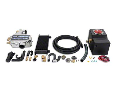 Vortech Air-to-Water Charge Cooler Upgrade Kit; Satin Finish (86-93 5.0L Mustang)