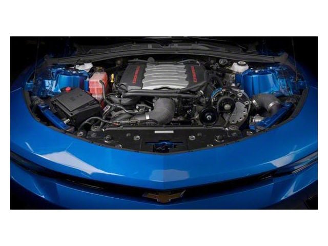 Vortech V-3 Si-Trim Supercharger Tuner Kit with Charge Cooler; Black Finish (16-18 Camaro SS)