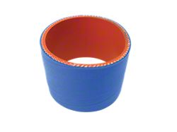 Vortech Silicone Coupling Straight Sleeve; 4-Inch x 2-Inch; Blue