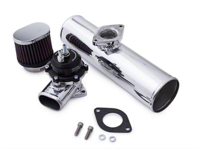 Vortech Maxflow Race Bypass Valve Upgrade Kit; Polished Finish (06-10 V8 HEMI Charger)