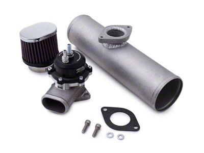 Vortech Maxflow Race Bypass Valve Upgrade Kit; Satin Finish (06-10 V8 HEMI Charger)