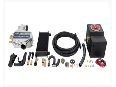 Vortech Air-to-Water Charge Cooler Upgrade Kit; Black Finish (86-93 5.0L Mustang)