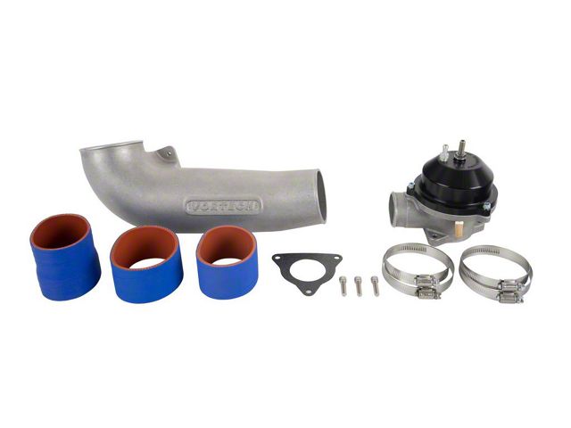 Vortech Race Discharge Assembly; Polished Finish (86-93 5.0L Mustang)