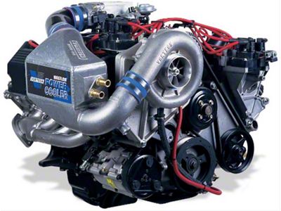 Vortech V-3 Si-Trim Supercharger Tuner Kit with Charge Cooler; Polished Finish (96-98 Mustang GT)