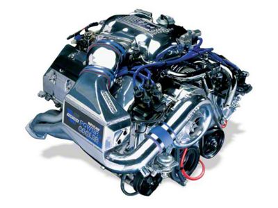 Vortech V-1 H/D Ti-Trim Supercharger Tuner Kit; Polished Finish (96-98 Mustang Cobra)
