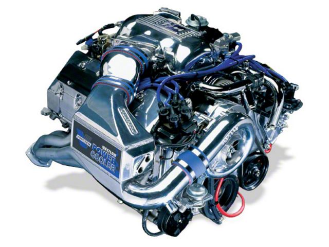 Vortech V-1 H/D Ti-Trim Supercharger Tuner Kit; Satin Finish (96-98 Mustang Cobra)