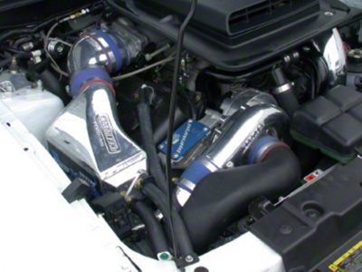 Vortech V-2 SCi-Trim Supercharger Tuner Kit with Charge Cooler; Polished Finish (03-04 Mustang Mach 1)