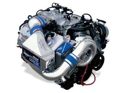 Vortech V-2 SCi-Trim Supercharger Tuner Kit with Charge Cooler; Polished Finish (1999 Mustang Cobra)