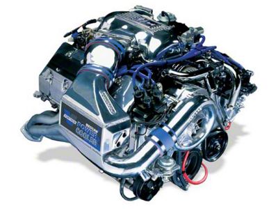 Vortech V-2 SCi-Trim Supercharger Tuner Kit with Charge Cooler; Polished Finish (2001 Mustang Cobra)
