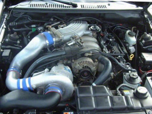 Vortech V-2 Si-Trim Supercharger Kit; Polished Finish (2001 Mustang Bullitt)