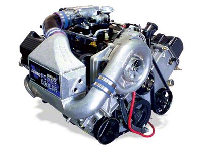 Vortech V-2 Si-Trim Supercharger Kit; Satin Finish (00-04 Mustang GT)