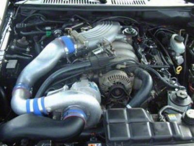 Vortech V-2 Si-Trim Supercharger Kit; Satin Finish (2001 Mustang Bullitt)
