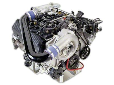 Vortech V-2 Si-Trim Supercharger Kit; Satin Finish (96-98 Mustang GT)