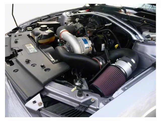 Vortech V-2 Si-Trim Supercharger Tuner Kit; Satin Finish (05-09 Mustang V6)