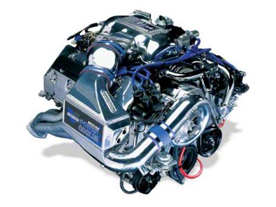 Vortech V-2 Si-Trim Supercharger Tuner Kit with Charge Cooler; Polished Finish (96-98 Mustang Cobra)