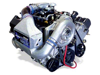 Vortech V-2 Si-Trim Supercharger Tuner Kit with Charge Cooler; Satin Finish (00-04 Mustang GT)