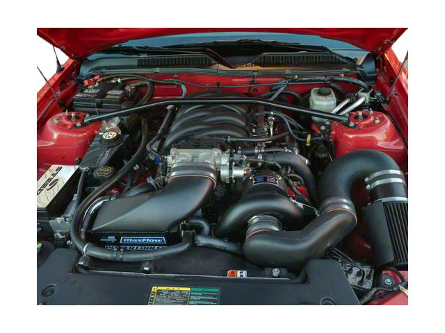 Vortech V-2 Ti-Trim Supercharger Tuner Kit; Polished Finish (05-09 Mustang GT)
