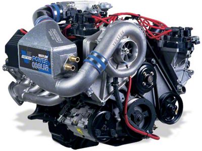 Vortech V-3 Si-Trim Supercharger Kit with Charge Cooler; Polished Finish (96-98 Mustang GT)