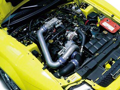Vortech V-3 Si-Trim Supercharger Kit with Charge Cooler; Polished Finish (99-04 Mustang GT)