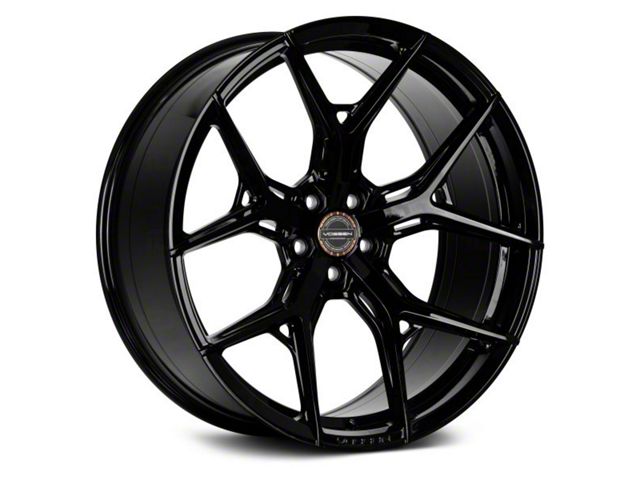 Vossen HF5 Gloss Black Wheel; Rear Only; 20x11 (06-10 RWD Charger)