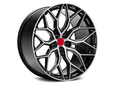 Vossen HF2 Brushed Gloss Black Wheel; 20x9; 35mm Offset (10-15 Camaro)