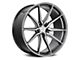 Vossen HF3 Gloss Graphite with Polished Spokes Wheel; Rear Only; 20x10.5 (10-15 Camaro)