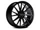 Vossen HF4T Tinted Gloss Black Wheel; Left Directional; Rear Only; 20x10.5 (10-15 Camaro)