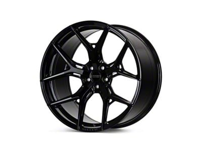 Vossen HF-5 Deep Gloss Black Wheel; Rear Only; 19x10.5; 45mm Offset (10-14 Mustang)