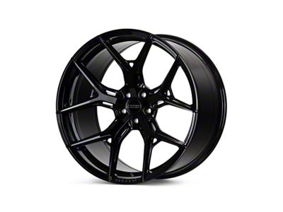 Vossen HF-5 Deep Gloss Black Wheel; 19x9.5; 25mm Offset (15-23 Mustang GT, EcoBoost, V6)