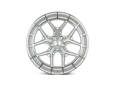 Vossen HFX-1 Silver Polished Wheel; 20x9; 32mm Offset (15-23 Mustang GT, EcoBoost, V6)