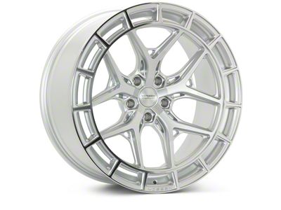 Vossen HFX-1 Deep Silver Polished Wheel; Rear Only; 21x10.5; 38mm Offset (16-24 Camaro)