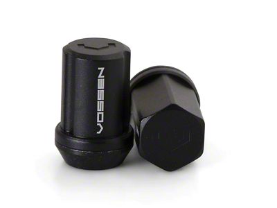 Vossen Black Locking Lut Nuts; M14 x 1.5 (10-24 Camaro)