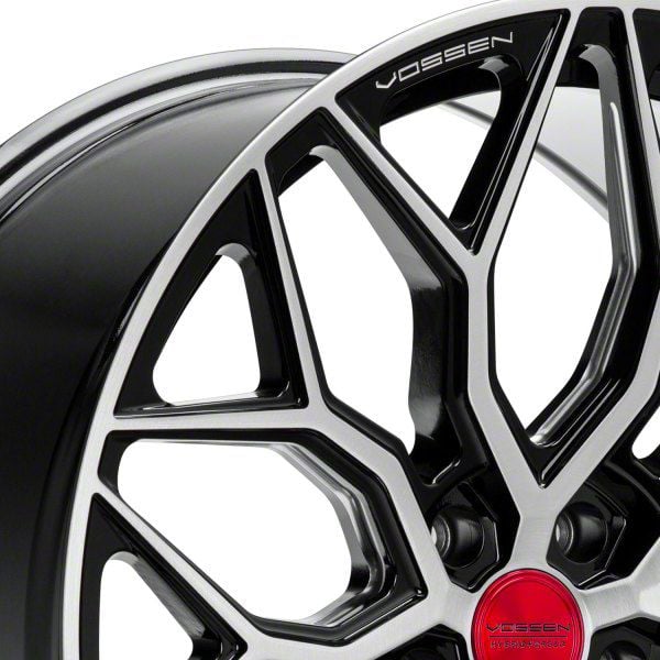 Vossen Camaro HF2 Brushed Gloss Black Wheel; 20x9; 35mm