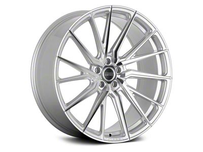 Vossen HF4T Silver Polished Wheel; Left Directional; Rear Only; 20x10.5; 42mm Offset (16-24 Camaro)