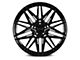 Vossen HF7 Gloss Black Wheel; 20x9 (16-24 Camaro)