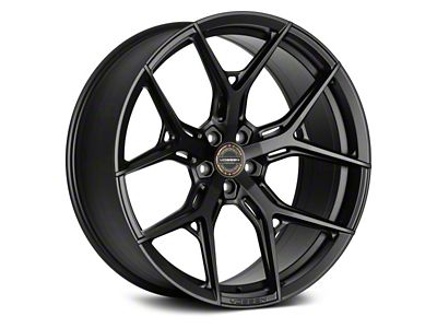Vossen HF5 Matte Gunmetal Wheel; Rear Only; 20x11 (11-23 RWD Charger, Excluding Widebody)