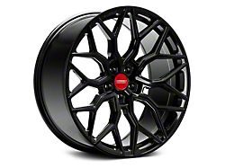 Vossen HF2 Gloss Black Wheel; Front Only; 19x8.5 (20-24 Corvette C8, Excluding Z06)