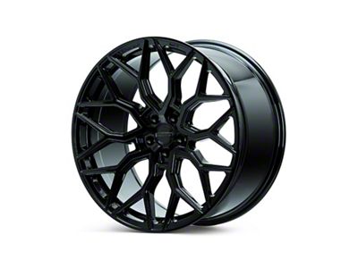 Vossen HF2 Gloss Black Wheel; Rear Only; 20x11; 40mm Offset (20-25 Corvette C8, Excluding Z06)
