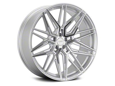 Vossen HF7 Silver Polished Wheel; Rear Only; 20x11 (20-24 Corvette C8, Excluding Z06)