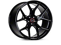 Vossen HF5 Gloss Black Wheel; Front Only; 20x9.5; 25mm Offset (24-25 Mustang)