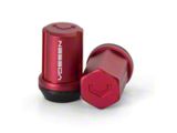 Vossen Red Locking Lug Nuts; M14 x 1.5 (15-26 Mustang)
