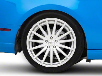 Vossen VFS-2 Silver Polished Wheel; Rear Only; 20x10.5; 45mm Offset (10-14 Mustang)